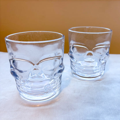 Skull whiskey glass tumbler