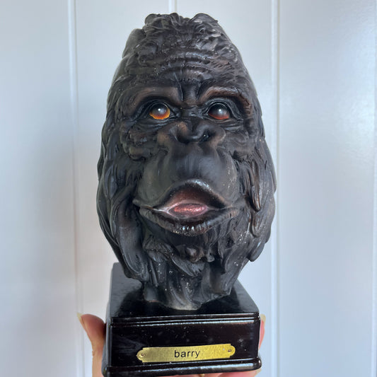 Antique collector gorilla statue