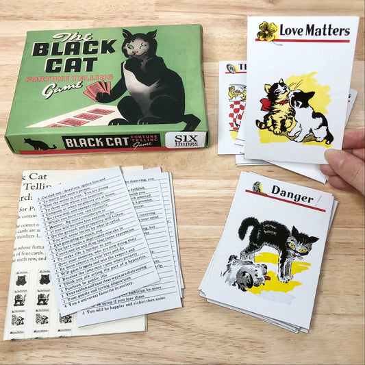 Cat fortune telling tarot card game