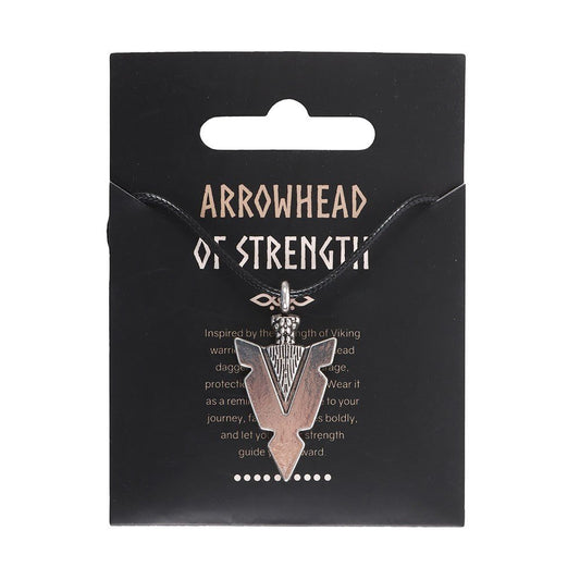 Viking arrow spearhead pendant necklace