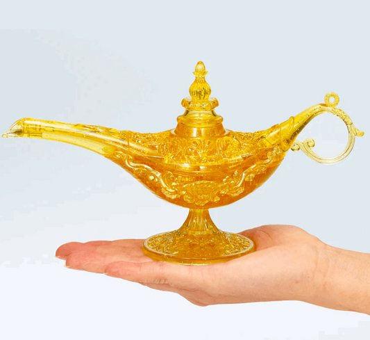 Aladdin cartoon / movie magic genie lamp puzzle game