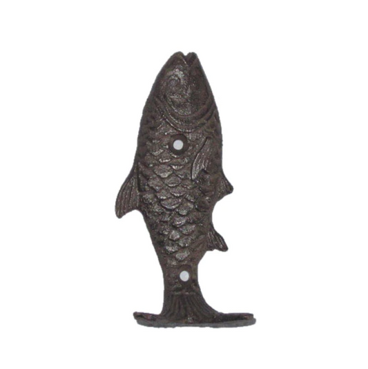 Fish vintage cast iron wall hook