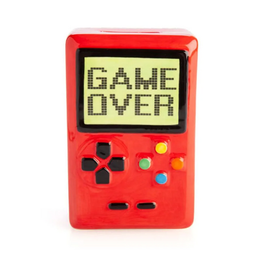 Retro Nintendo gameboy / gamer ceramic bank