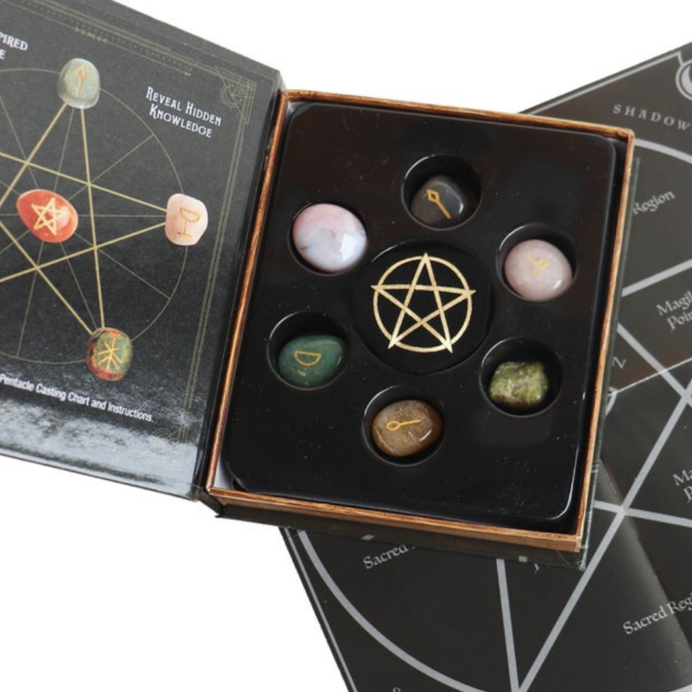 Spell casting crystal set