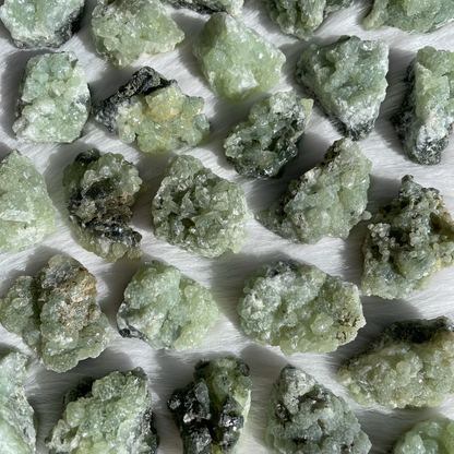 Prehnite crystal cluster
