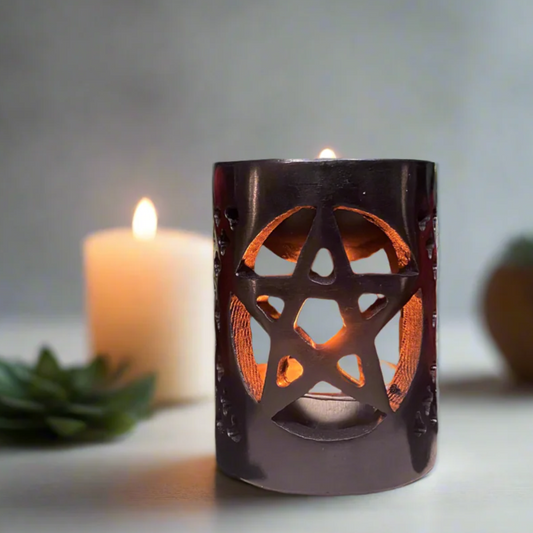 Witch soapstone crystal oil burner