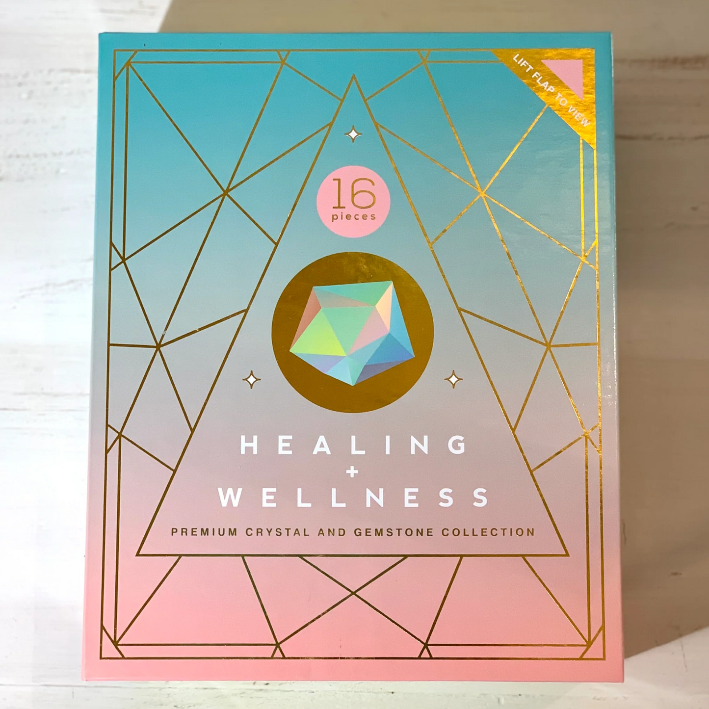 Boxed crystal healing set