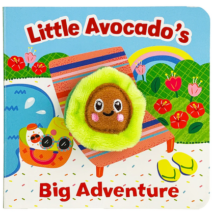 Avocado finger puppet novelty book