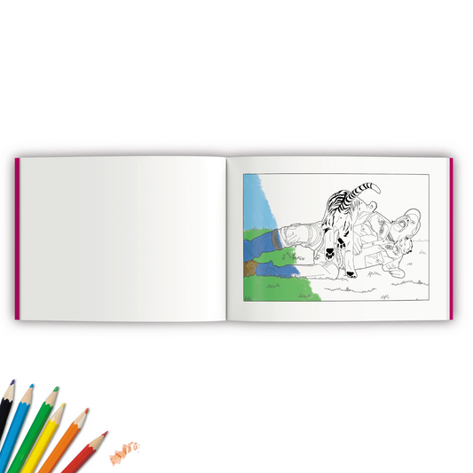Tiger King exotic / naughty colouring book