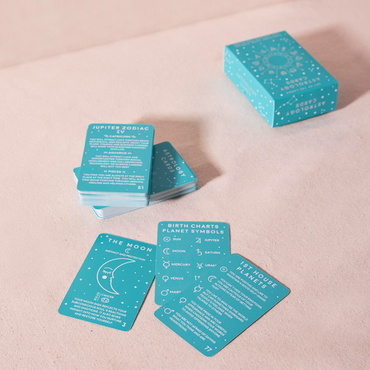 Astrology zodiac tarot card deck set