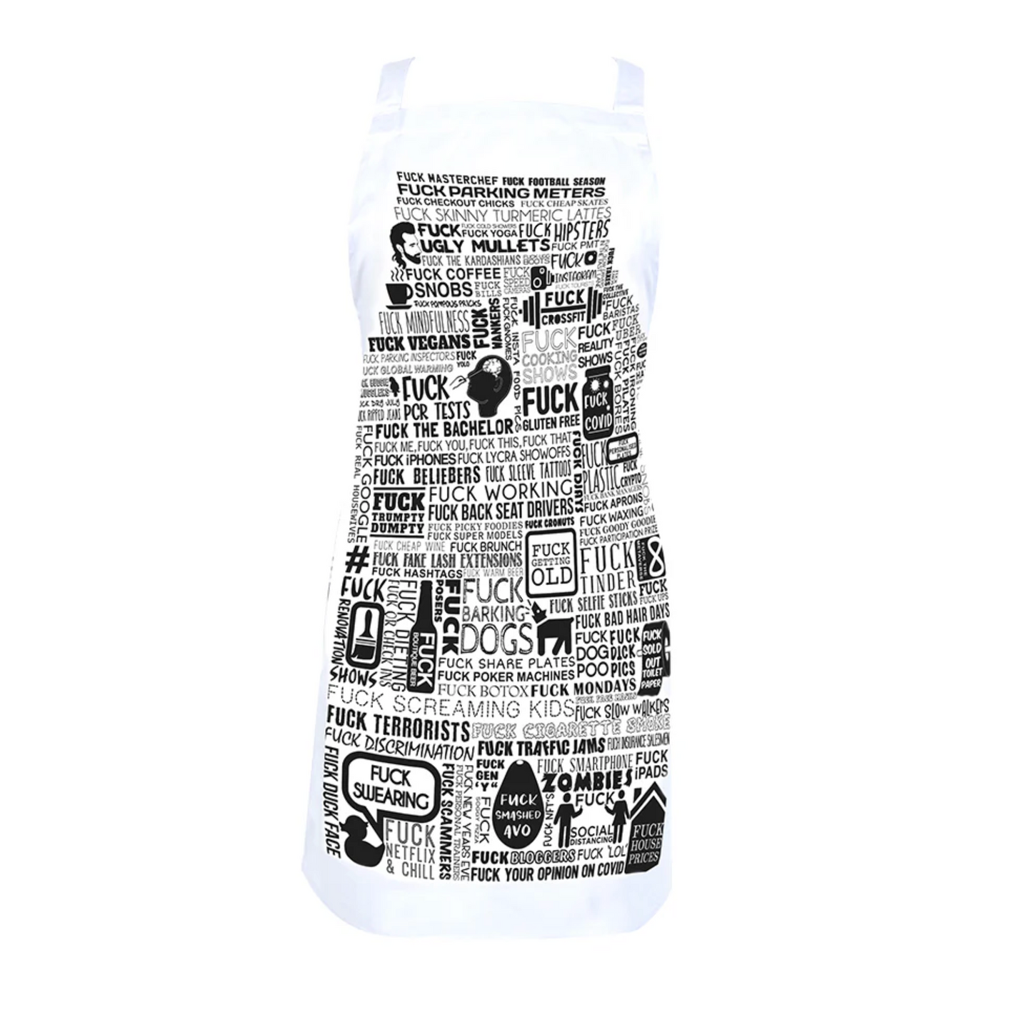 F word / F*ck everything / FUCK IT apron