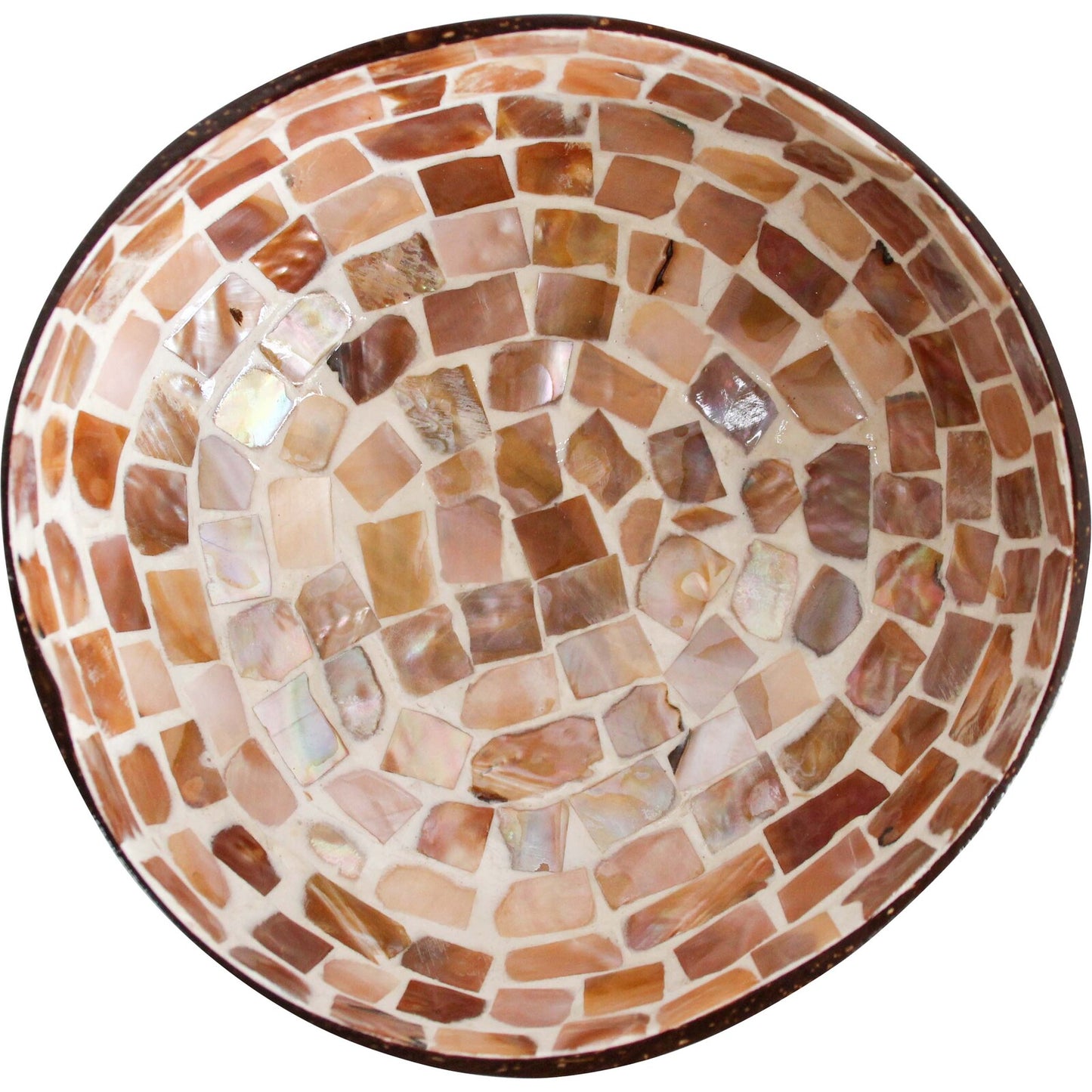 Capiz shell coconut bowl