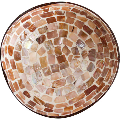 Capiz shell coconut bowl