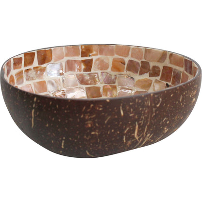 Capiz shell coconut bowl
