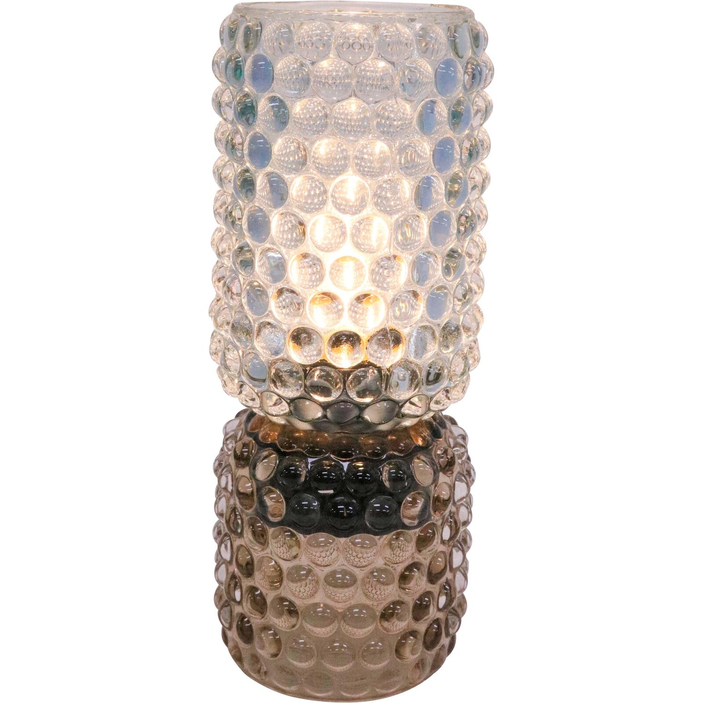 Cordless retro LED glass lamp