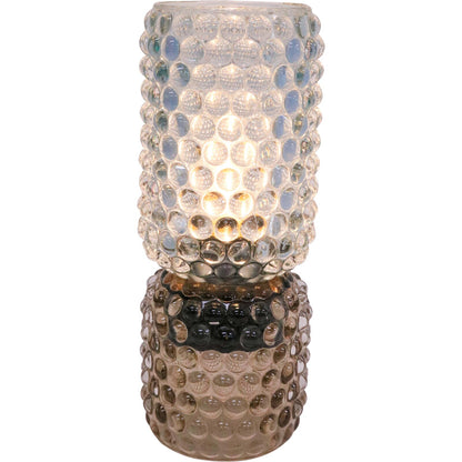 Cordless retro LED glass lamp