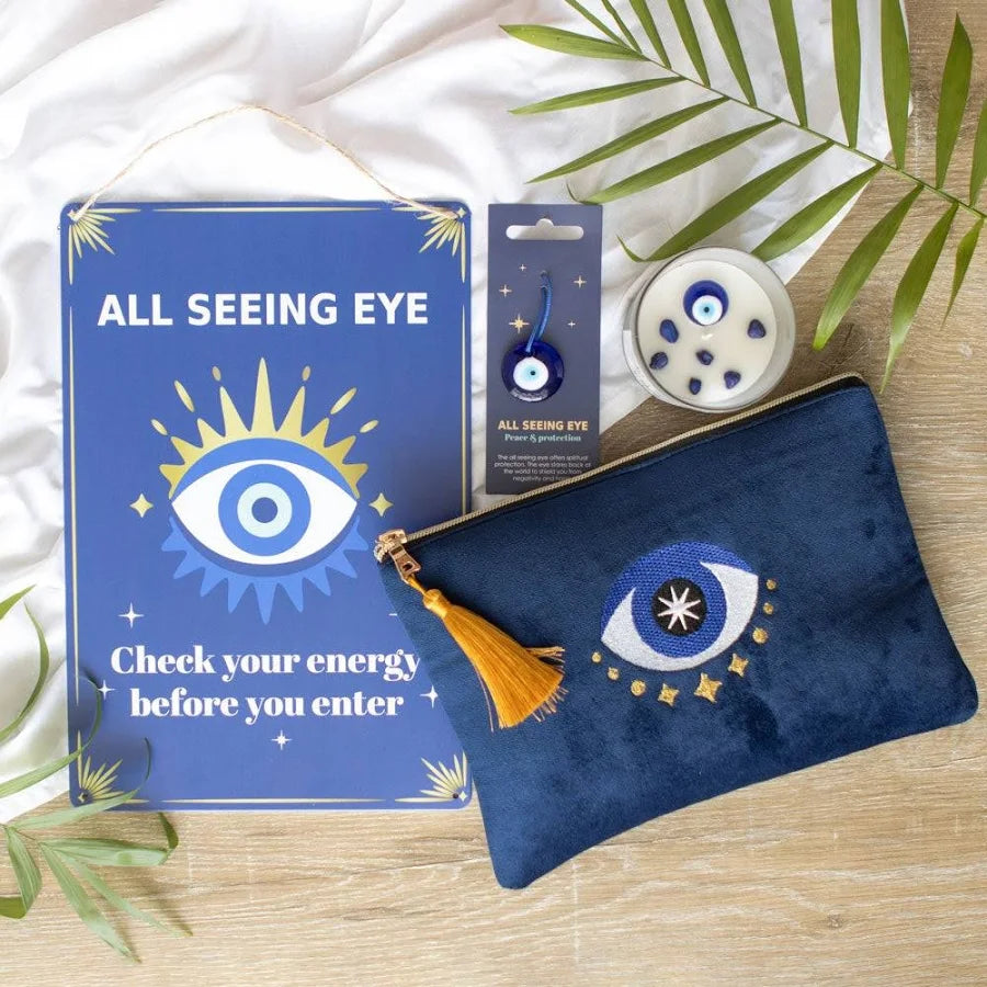 Evil eye / third eye velvet case