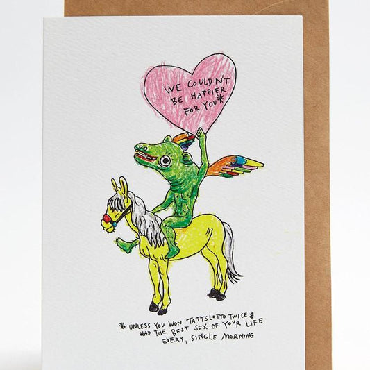 Congrats / congratulations greeting card