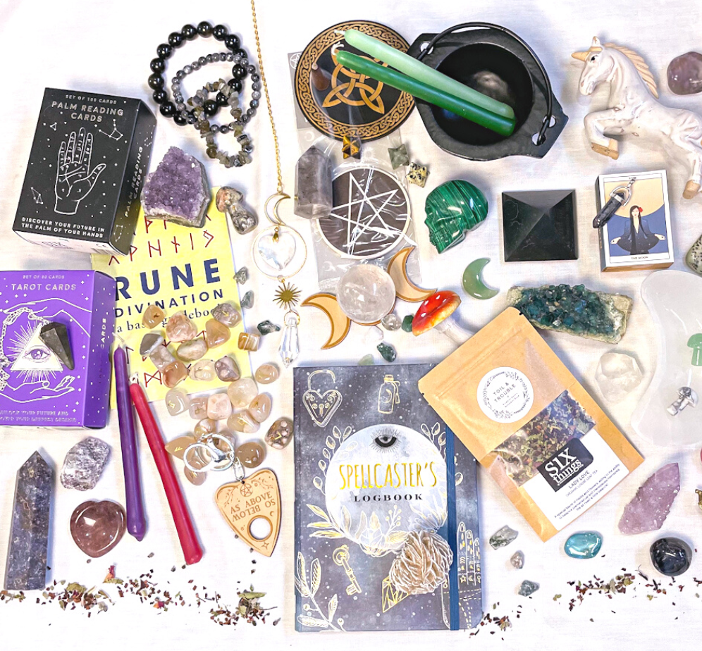 Witchy Crystal Christmas countdown / xmas advent calendar gift box - limited edition - wiccan / occult / witchy christmas gift