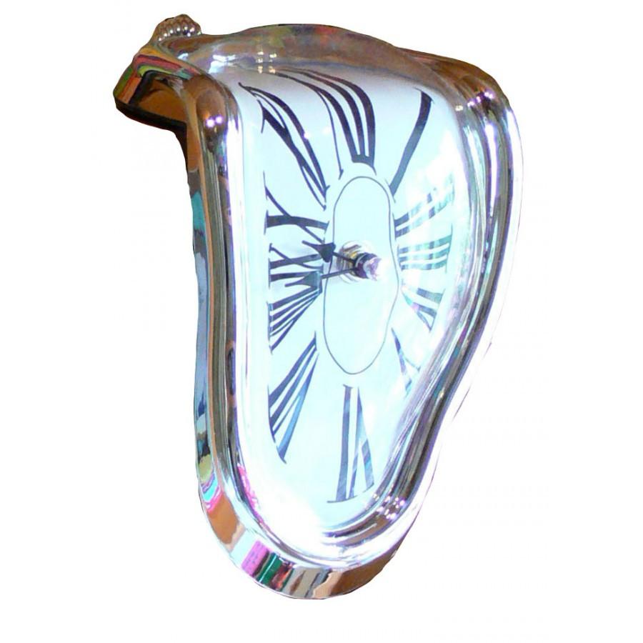 Dali / Alice in wonderland melting clock statue