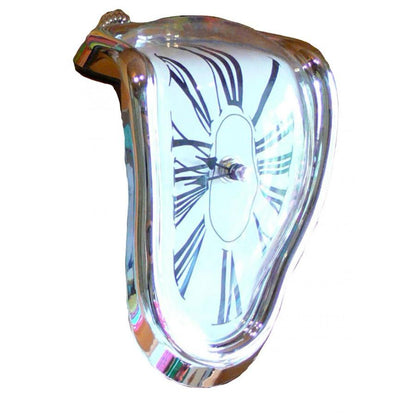 Dali / Alice in wonderland melting clock statue