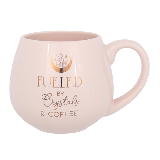 Fueled by crystals & coffee mug