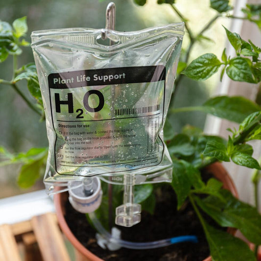 Serial plant killer pot life IV drip support system