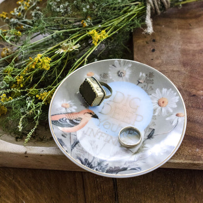 You're infinite, bird ring trinket tray