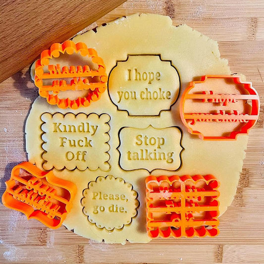 Naughty / abusive novelty cookie cutter