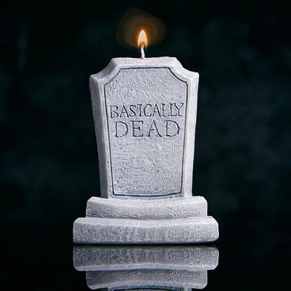 RIP birthday candle / Tombstone Basically Dead Candle
