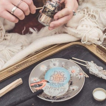 You're infinite, bird ring trinket tray