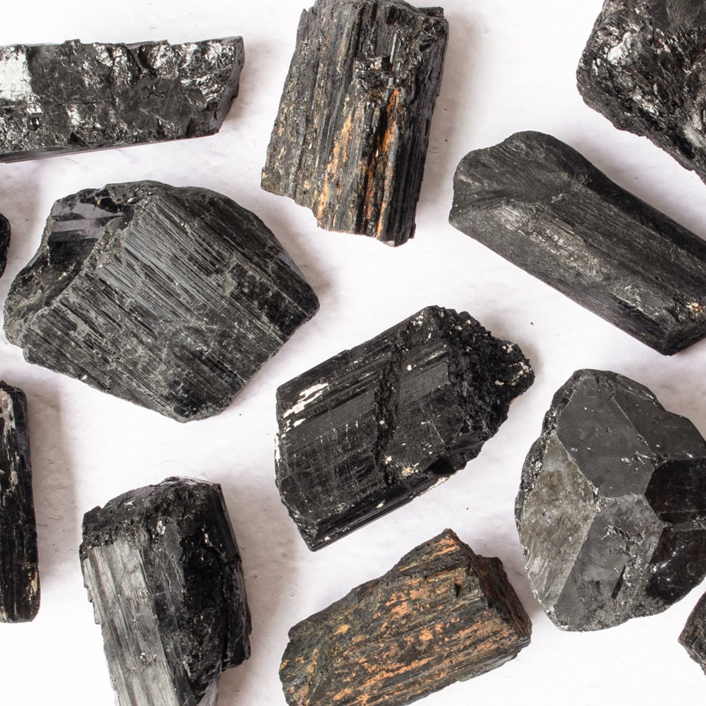 Protection Black tourmaline crystal large rough chunk stone