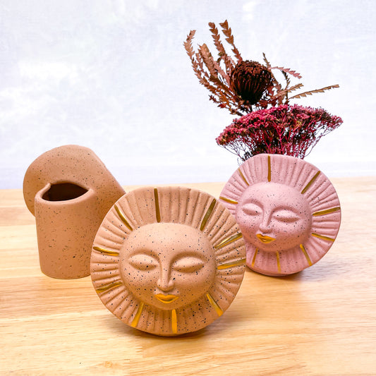 Handmade sunshine vase