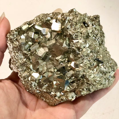 Pyrite crystal cluster chunk Large
