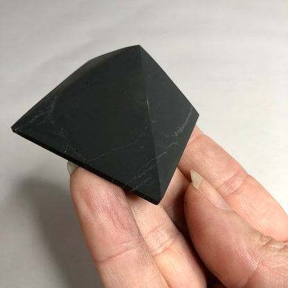 High quality Shungite crystal pyramid