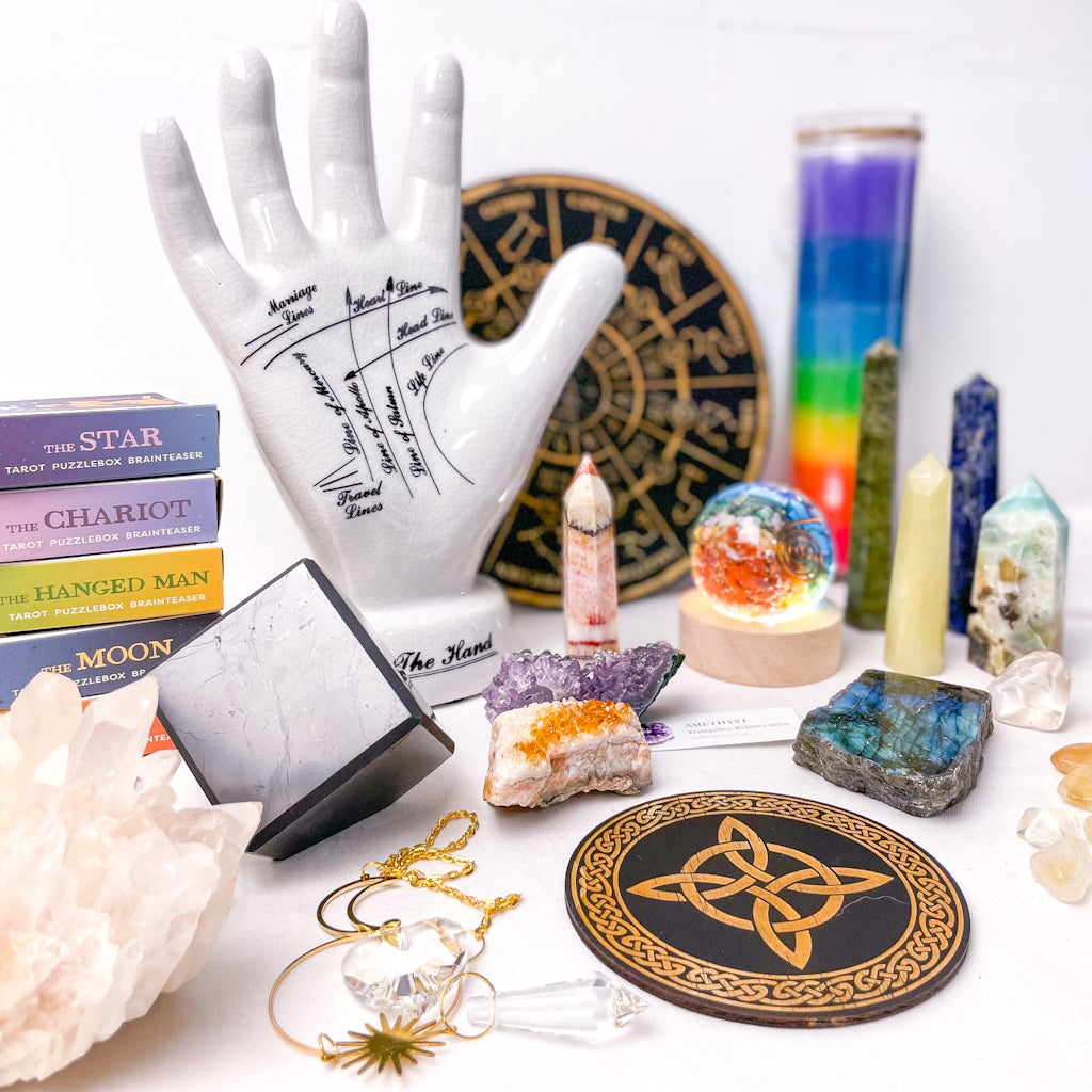 MYSTERY BOX - witch / wiccan / spells n crystals gift box