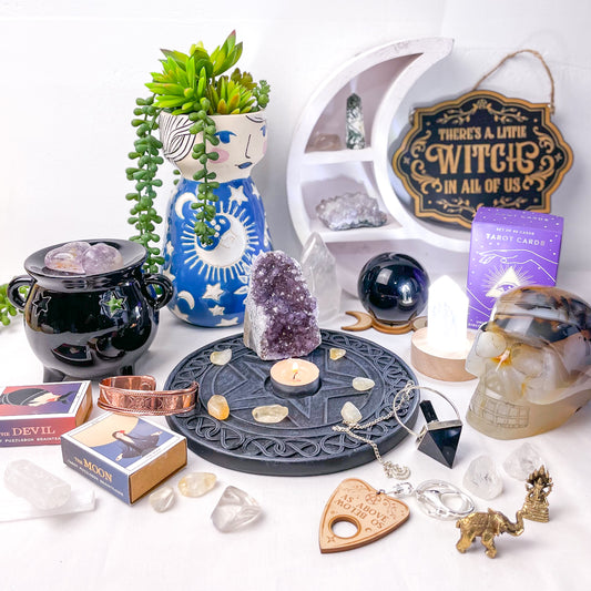 MYSTERY BOX - witch / wiccan / spells n crystals gift box