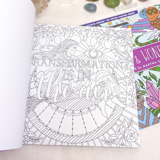 Witches fun colouring book