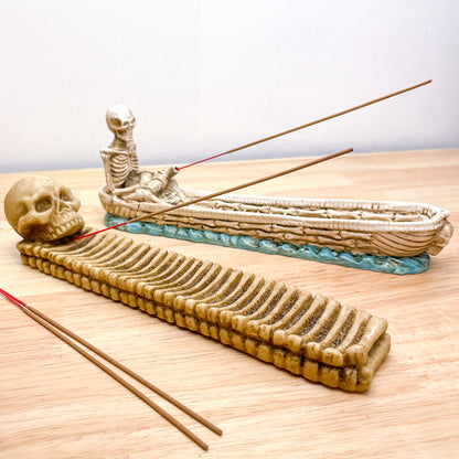 Skeleton / Skull incense burner