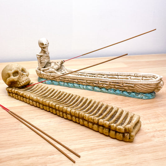 Skeleton / Skull incense burner