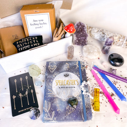 Witchy Crystal Christmas countdown / xmas advent calendar gift box - limited edition