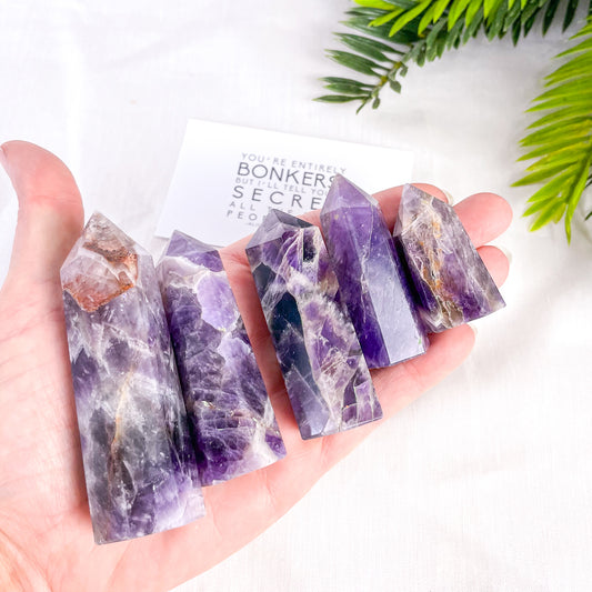 Amethyst crystal tower generator