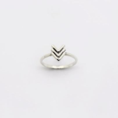 Boho sterling silver ring - Six Things - 12