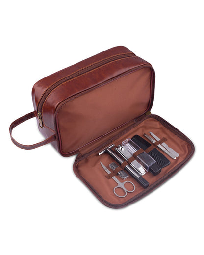 Bathroom shave n groom kit bag
