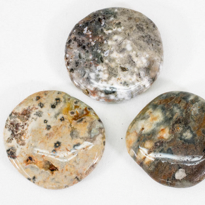 Ocean jasper crystal palm stone