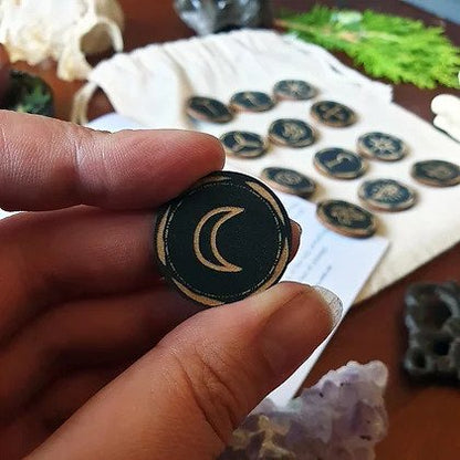 Hand made Witches runes kit / Runes for divination