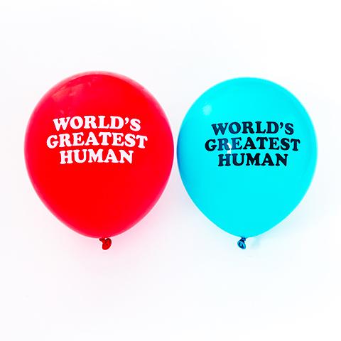Naughty insult birthday greeting balloon / abusive balloon - 5 pack