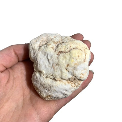 Angelite crystal polished face rough large stone