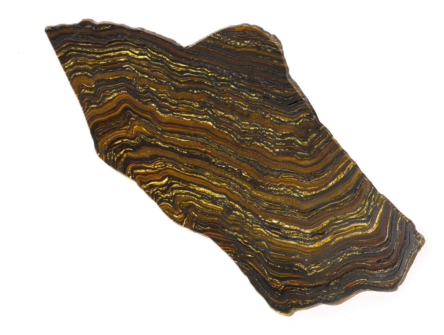 Tigers eye / tiger iron crystal slab L-XL