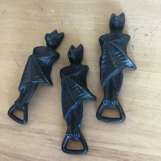 Dracula Bat cast iron bottle opener